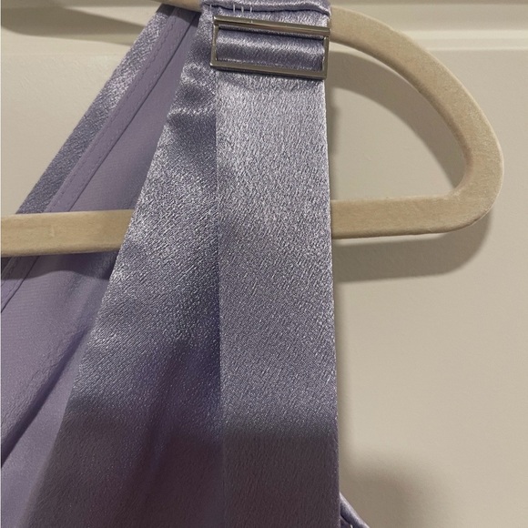Jason wu lavender midi vneck silk cocktail dress (originally $1695) - Picture 10 of 11